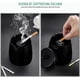 thumbnail image 4 of Stainless Steel Ashtray With Lid Heavy Storm Wind Non-slip Base For Outdoors And Indoors Black For Cigarette Remains And Ashes In Garden Bar Office, 4 of 5