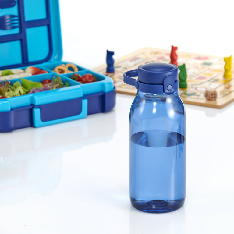 Blue Water Bottle Glass, Bento Water Bottle