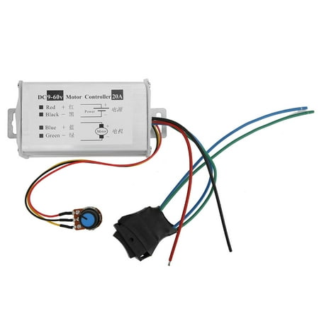 

Motor Controller 0 - PWM Motor Regulator Durable For Dc Loads Dc Motors Forward Reverse Rotation DC9~60V 20A