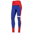 thumbnail image 2 of Women's KIYA TOMLIN Royal/Red Buffalo Bills Colorblock Tri-Blend Leggings, 2 of 3