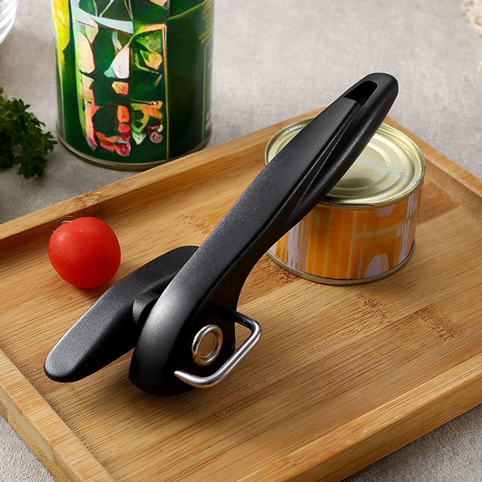 Yunuuuoa 4 Packs Manual Can Opener, Ergonomic Handheld Kitchen Tool for Easy Opening, Durable Stainless Steel Cutter for Home, Camping, Travel, and Emergency Preparedness Essentials