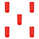 thumbnail image 2 of Naiovety Accesorios protectores de cubierta de silicona Reemplazo profesional de tapas de botellas de agua antiarañazos para 18-32-40oz Red M Type2 NO2, 2 of 6