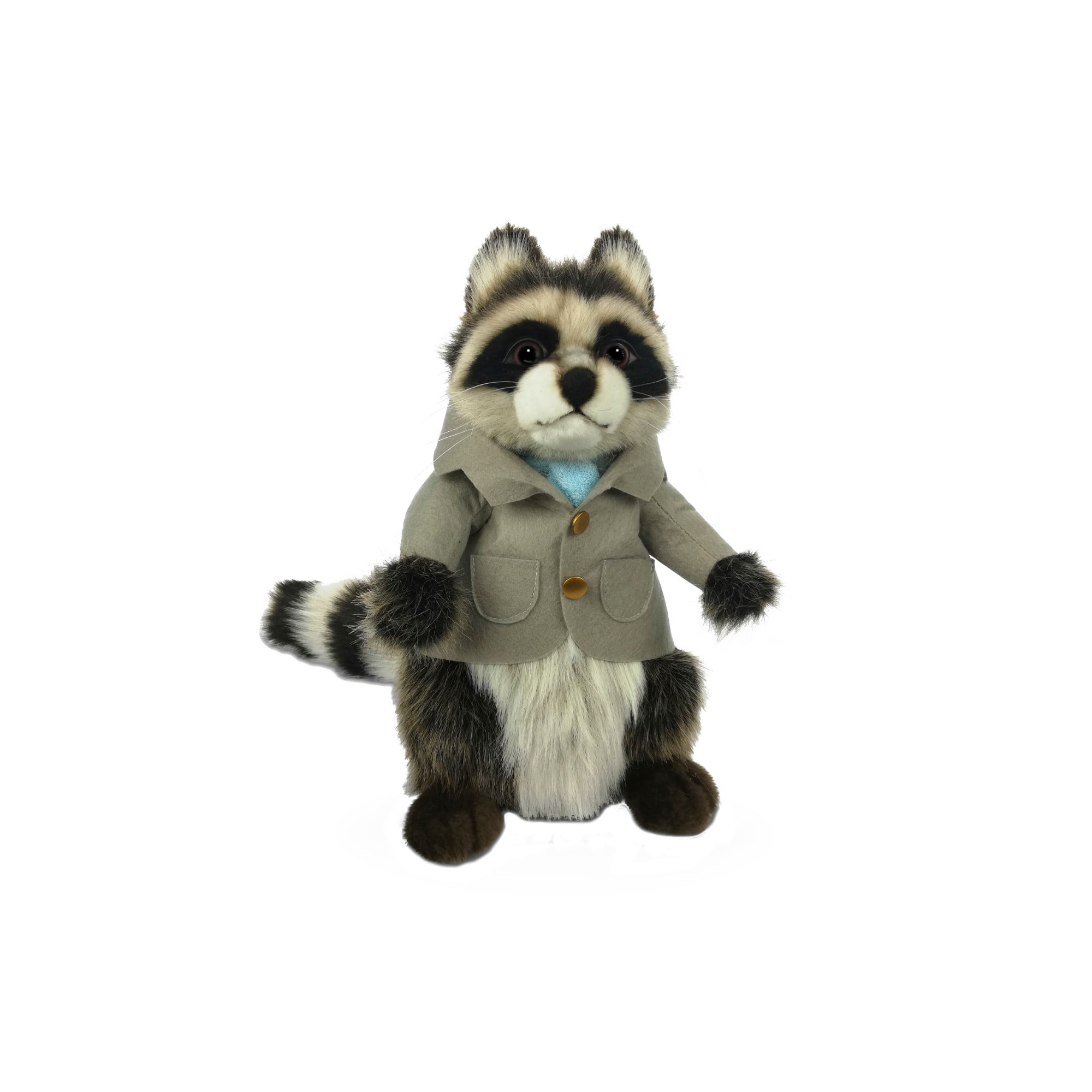 Hansa Standing Raccoon Plush 