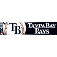thumbnail image 1 of Tampa Bay Rays Autocollant de Baseball MLB Bande Pare-Chocs 3 Pouces x 12 Pouces, 1 of 1