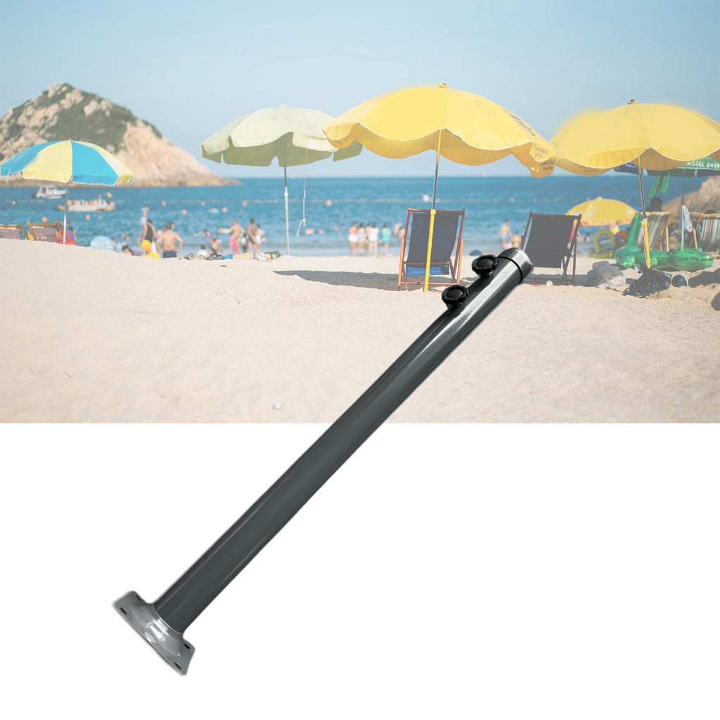 Zorvai Industrial Iron Umbrella Stand Tube Secure Parasols Anchors Iron Umbrella Stand Accessories for Outdoor Areas