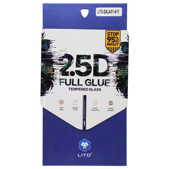 LITO 2.5D Full Glue Tempered Glass Screen Protector for Samsung Galaxy A11