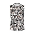 thumbnail image 6 of Lsque Leopard And Zebra Print Men's Cotton Blend Sleeveless Muscle Shirts (S-3XL)- Moisture Wicking, Odor Protection, UPF 30+,Small, 6 of 8