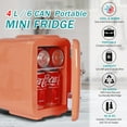 thumbnail image 2 of Mini Fridge Portable Thermoelectric 4 Liter Cooler and Warmer for Skincare, Eco Friendly Beauty Fridge For Foods,Medications, Cosmetics, Breast Milk, Medications Home and Travel, 2 of 9