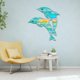 thumbnail image 5 of Pegatinas De Pared De Delfines, Pegatinas De Pared De Animales Subacuáticos Extraíbles Para Decoración De Dormitorio O Guardería 1 Par Cateissary HA036489-00, 5 of 6