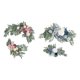 thumbnail image 1 of Corona de rosas con arco para boda, arreglo floral hecho a mano para decoración de fondo. Rosa Púrpura Blanco Azul, 1 of 9