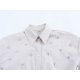 thumbnail image 5 of HH TRAF Blusa elegante para mujer, estilo casual, holgada, con cuello vuelto, mangas largas y una hilera de botones, con joyas decorativas, 5 of 5