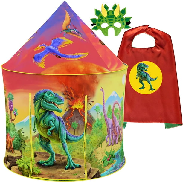 Sac organisateur en papier - Voiture avec dinosaure