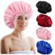 thumbnail image 1 of 5 PCS Shower Cap for Women and Silk Bonnet Sleeping,Bonnets for for Black Women,Satin Bonnet and Shower Cap Set, 1 of 5