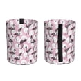 thumbnail image 2 of Honeii Pineapple Flamingo Print Waterproof Car Trash Can,Waterproof Portable Collapsible Trash Can,Garbage Container fits Most Cars,SUVs,and Trucks, 2 of 7