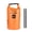 Orange color, variant on Waterproofs Dry Bag Folding Beach Storage Pack Outdoor Beach Buckled Storage Sacks