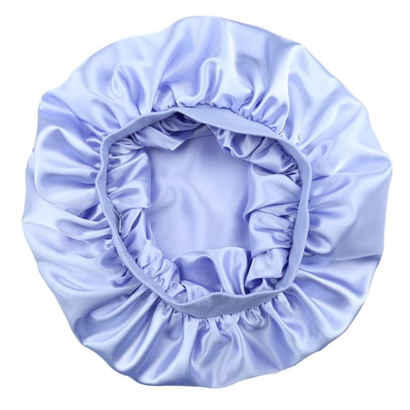 Gorro de pelo con banda ancha para niñas, gorro de noche acogedor para dormir