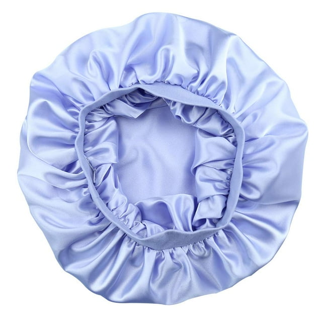 Gorro de pelo con banda ancha para niñas, gorro de noche acogedor para dormir