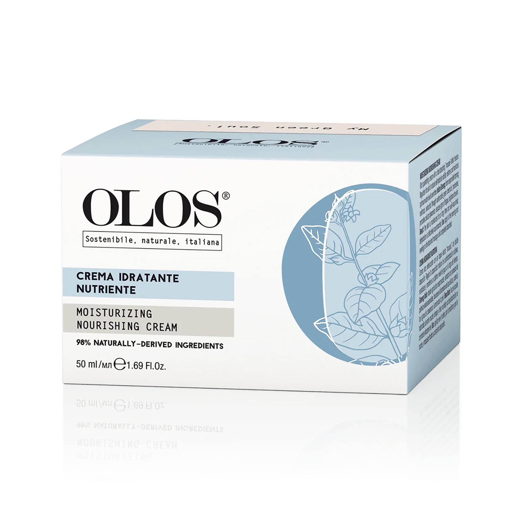 Olos Moisturizing and Nourishing Face Cream, Hydrating Face Lotion, 1.7 oz