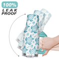 thumbnail image 6 of 40oz Cute Ocean Life Turtle Stainless Steel Flip Straw Tumbler Spill Proof Travel Cup Double Wall Vacuum Insulated Coffee Mug with Top Handle, 6 of 6