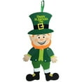 thumbnail image 2 of St Patrick's Day Decoration [Pack of Two] Jointed Felt Leprechaun Hanging Decor - Great For Class Rooms And Home Decor, 2 of 3