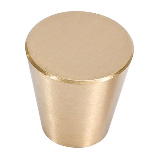 17,5 x alto 19 x fondo inferior 11 mm pomos para muebles de latón cepillado, pomos dorados para cajones para armarios, baños y cocinas, juego de 10 (cónicos) JM MX-0139167FYD