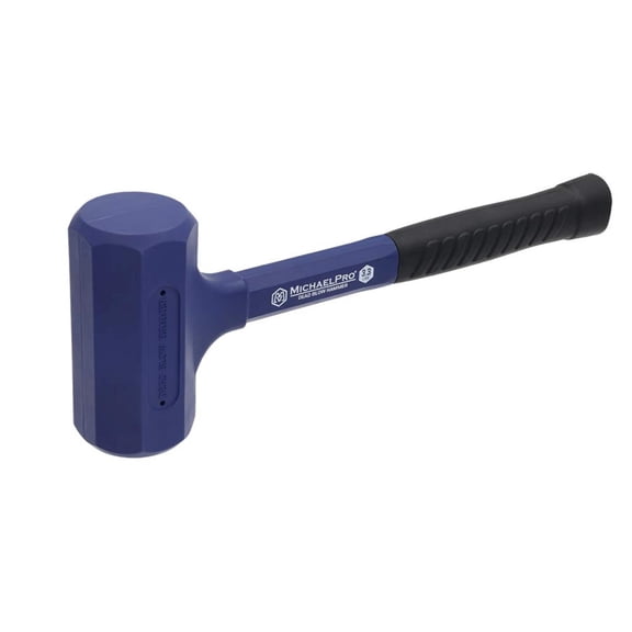 MICHAELPRO MP004029 3.3 LB DEAD BLOW HAMMER - SHOCKPROOF, POWERFUL HAMMERING BLOWS, NO REBOUND, NON-MARRING