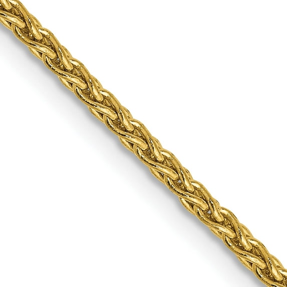 14K Yellow Gold 1.75mm Parisian Wheat Chain (22 X 1.75) Made In United States pen267-22