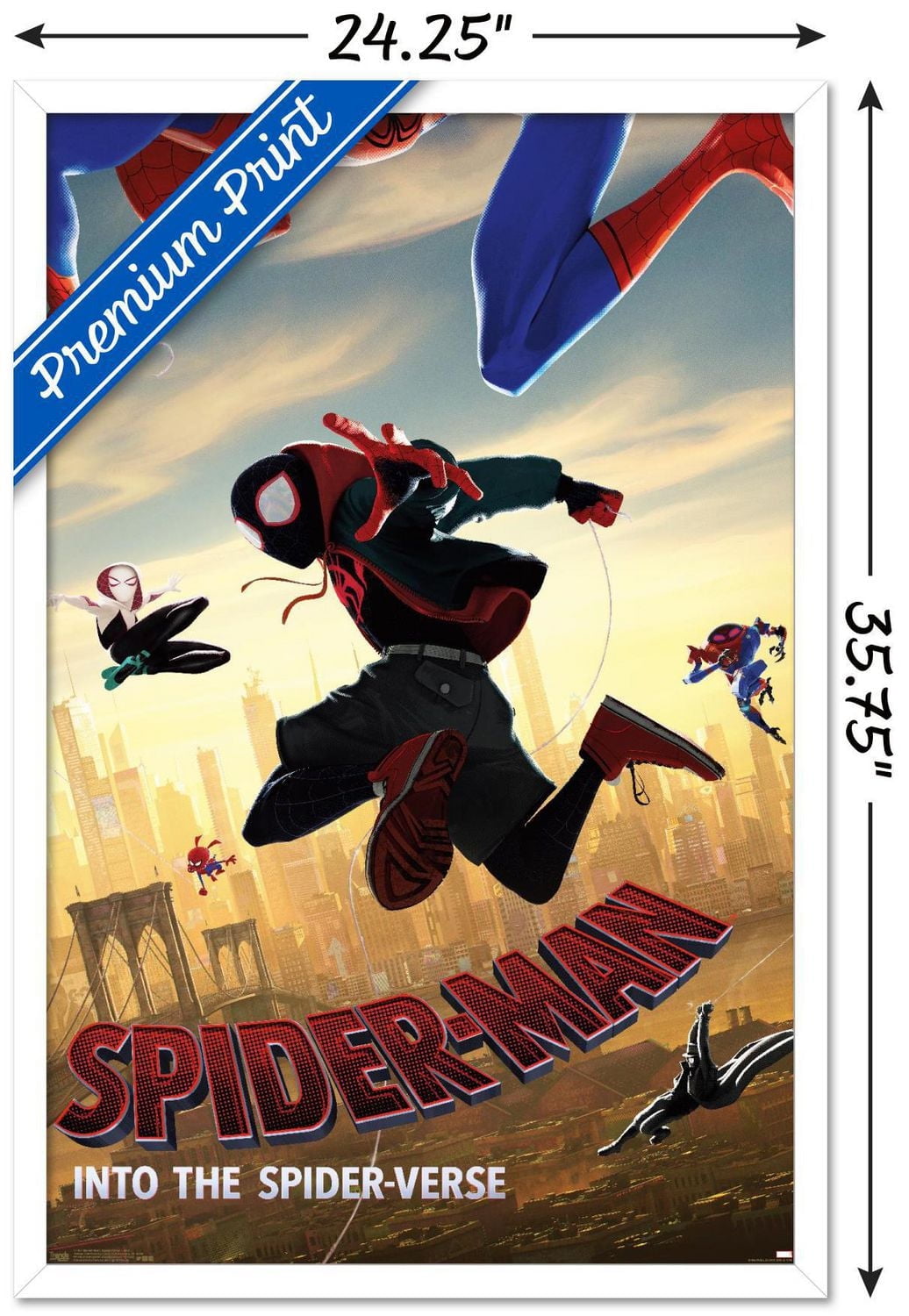 Marvel MCU - Spider-Man - Into The Spider-Verse - Dive Wall Poster, 22.375" x 34"