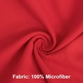 thumbnail image 2 of Ntbay Premium 1800 Series Microfiber Full Flat Sheet with 4 inches Hem, Ultra Soft and Breathable Top Sheet, 81x96 inches, Red, 2 of 5