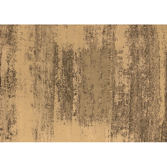 Ahgly Company Indoor Rectangle Oriental Brown Industrial Area Rugs, 8' x 10'