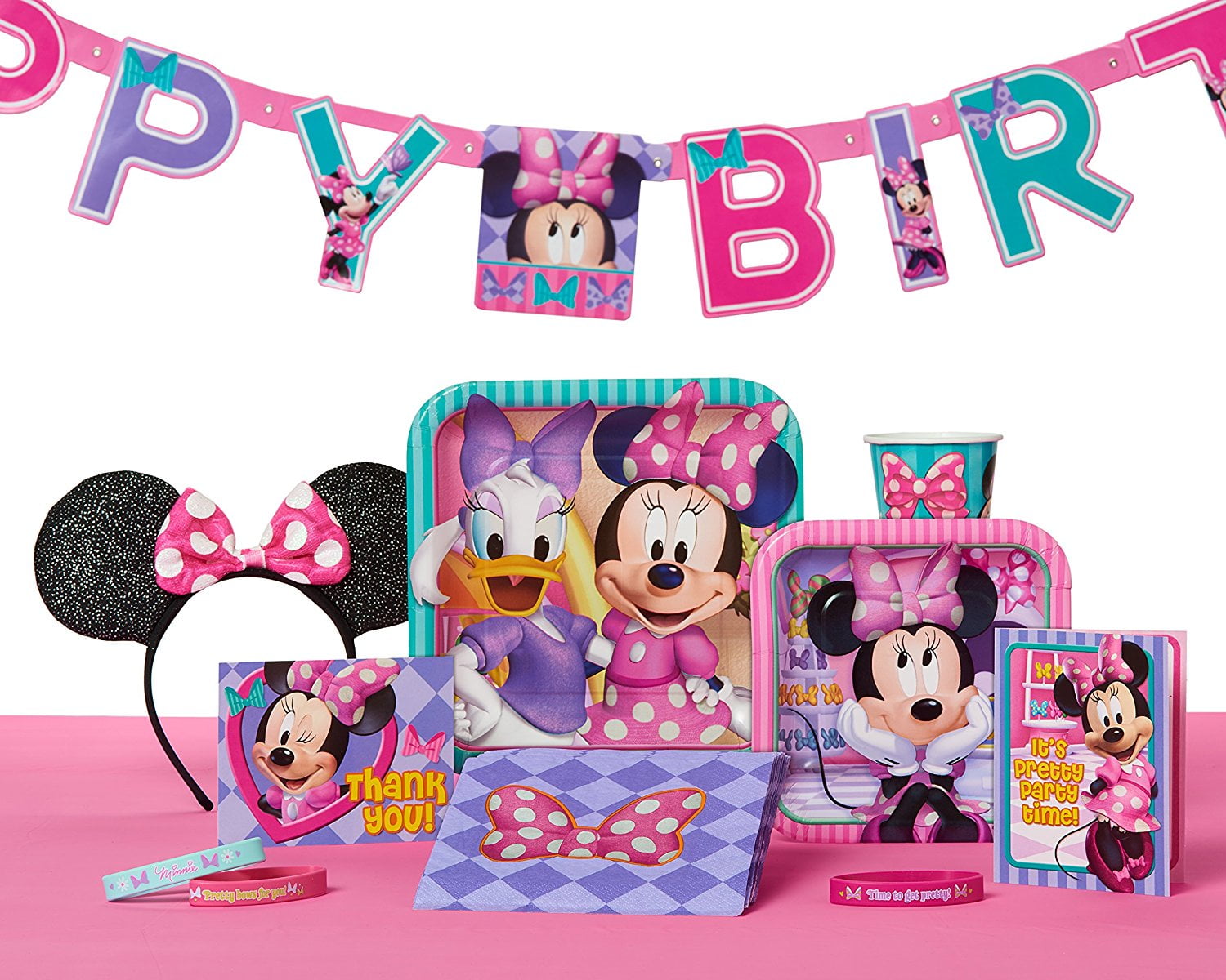 Culturatudela Minnie Mouse Birthday Invitations Walmart