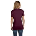 thumbnail image 3 of Hanes Ladies' 4.5 oz., 100% Ringspun Cotton nano-T V-Neck T-Shirt - S04V, 3 of 4