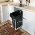 HomGarden 30 Liter / 8 Gallon Sliding Pull Out Trash Can Under Counter