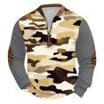 thumbnail image 2 of Blusas y camisas de manga larga con cuello redondo para hombre, sudadera con capucha de cuello redondo con cremallera y estampado, sudaderas de manga larga, blusa de poliéster para hombre, 2 of 4