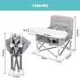 thumbnail image 3 of Silla Periquera Plegable Portátil Aquila Baby Gris Easy Fold, 3 of 6
