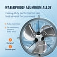 thumbnail image 4 of Ventilador de escape VEVOR, 10 pulgadas, alta velocidad, 820 CFM, soporte de pared, 4 of 9