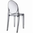 thumbnail image 2 of Plata Import - Ghost Armless Chair in Smoke Color - Adults, 2 of 3