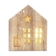 thumbnail image 1 of Christmas Wooden House Decor Christmas Led Light Wooden House Decor Christmas Party Supplies Indoor Home Decor Decorative House, 1 of 5