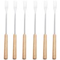 thumbnail image 1 of 6Pcs Stainless Steel Fondue Forks Cheese Fondue Forks Chocolate Fondue Forks Fruit Forks, 1 of 8