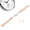 thumbnail image 5 of BIMZUC 14mm / 0.55 inches Watch Band Stainless Steel Watch Strap Replacement Watch Band Strap Accessory Rose Gold Finish Elegant Wristband (180mm / 7.1 inches), 5 of 9