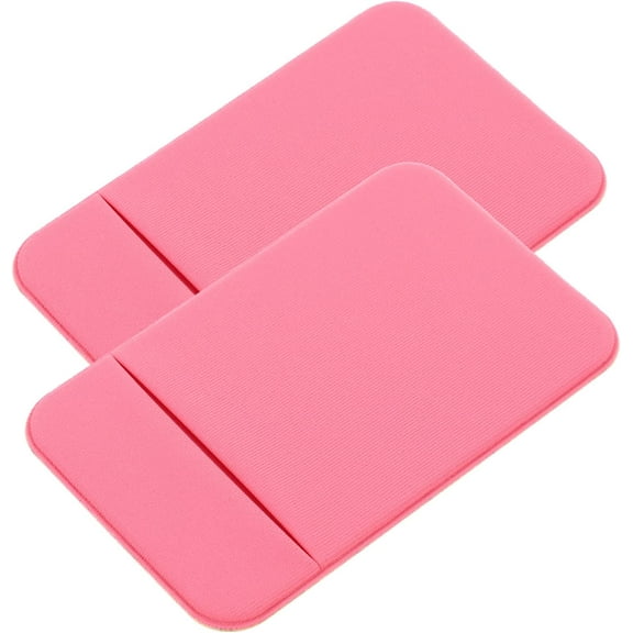 2pcs Mobile Phone Back Sticker Pocket Wallet Smartphones Sticker Wallet Credit Pouches Adhesive Pockets Cell Back Sleeve Backrest Intelligent Lycra Cards Cases