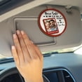 thumbnail image 4 of Personalized Drive Safe Car Visor Clip - Custom Photo & Message, 4 of 7