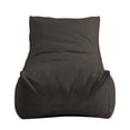 thumbnail image 3 of Posh Living Resty Fabric & Shredded Foam Bean Bag Lounge Chair in Brown, 3 of 8