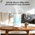 thumbnail image 6 of FREE VILLAGE 3.2L Cool Mist Humidifier for Bedroom Room,Ultrasonic Air humidifiers,24 dB Quiet With 360°Adjustable Nozzle & 7 Color LED Night Light,Top Fill Design & Multiple Mist Levels,White, 6 of 10