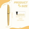 thumbnail image 2 of Uxcell Glitter Highlighter, 6 Pack Bling Water Based Round Tip Writing Marker Pens Cute Pastel Colored Highlighter Studying Supplies for Office Home Daily Use, Yellow, 2 of 6