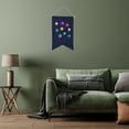 thumbnail image 4 of Uxcell Enamel Pin Display Banner 13" Length Canvas Pin Banner Blue, 4 of 5