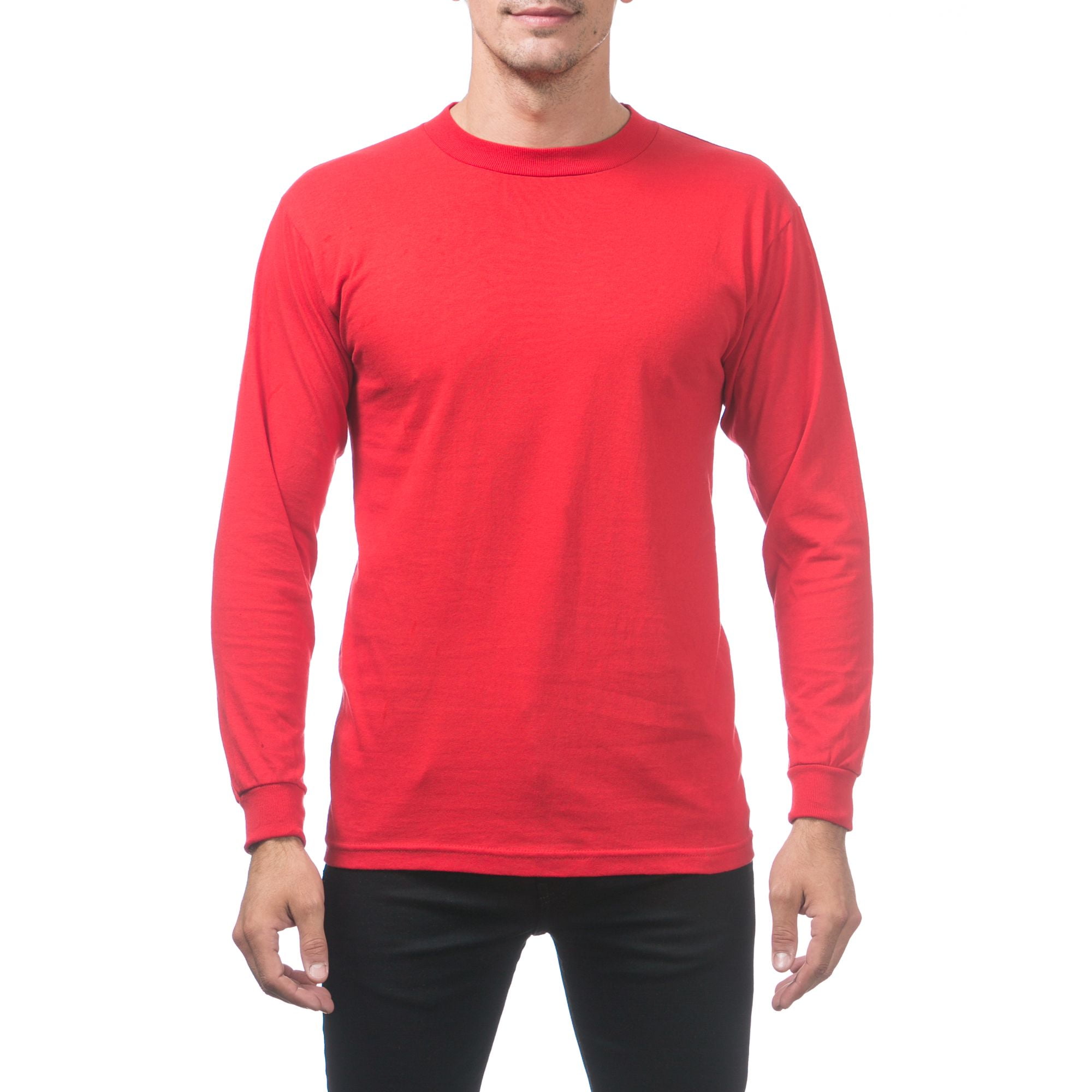 red long sleeve t shirt