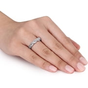 Everly Womens Diamond Sterling Silver Ring