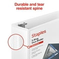 thumbnail image 4 of Staples Standard 3" 3-Ring View Binder White (26450-CC) 82639, 4 of 6