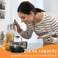 thumbnail image 3 of NEW 4 Pcs Portion Control Serving Spoons Ladle Spoon, Slotted and Unslotted Scoops 6oz, 3 of 4